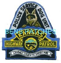 KANSAS,KANSAS HIGHWAY PATROL K-9 1 STATE SHAPED_wm